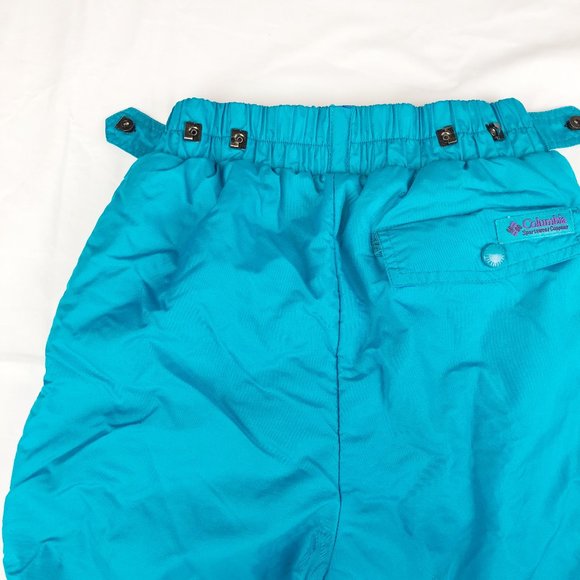 VTG 1991 Youth Medium 8/10 Blue Snow Pants - Picture 3 of 7